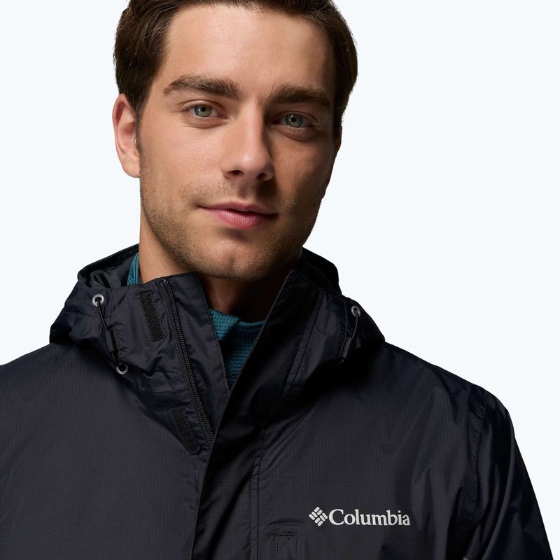 Kurtka przeciwdeszczowa męska Columbia Pouring Adventure III black/city grey 7