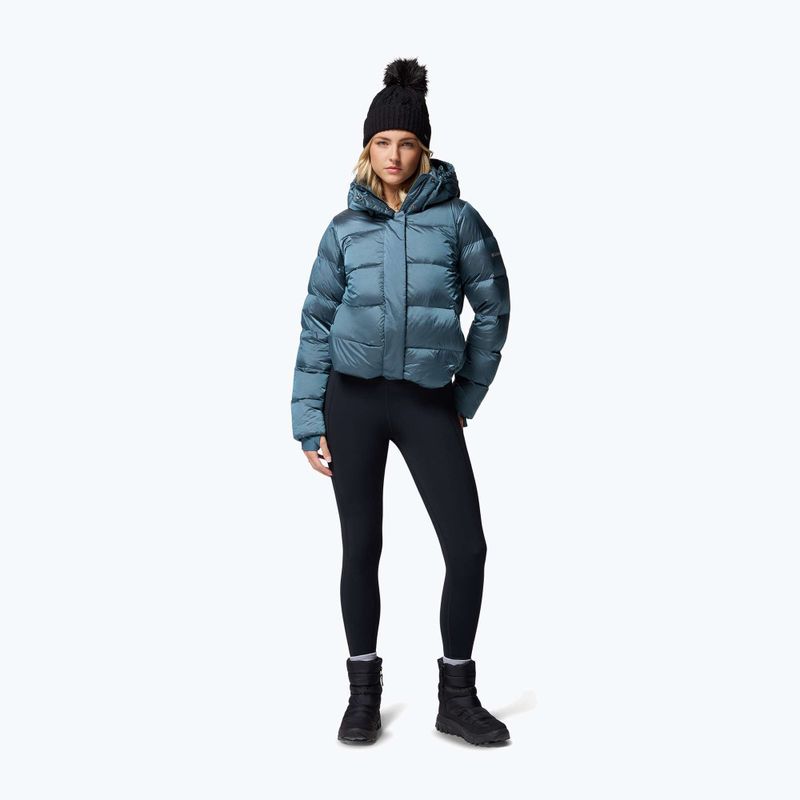 Kurtka puchowa damska Columbia Amaze Puff Hooded everblue high shine 2