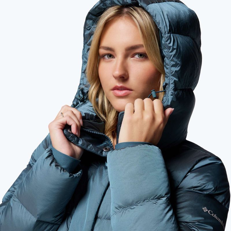 Kurtka puchowa damska Columbia Amaze Puff Hooded everblue high shine 6