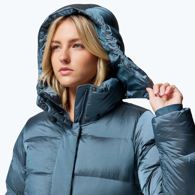 Kurtka puchowa damska Columbia Amaze Puff Hooded everblue high shine 7