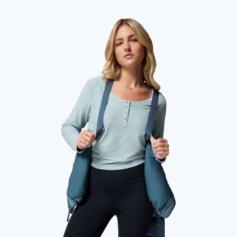 Kurtka puchowa damska Columbia Amaze Puff Hooded everblue high shine 10