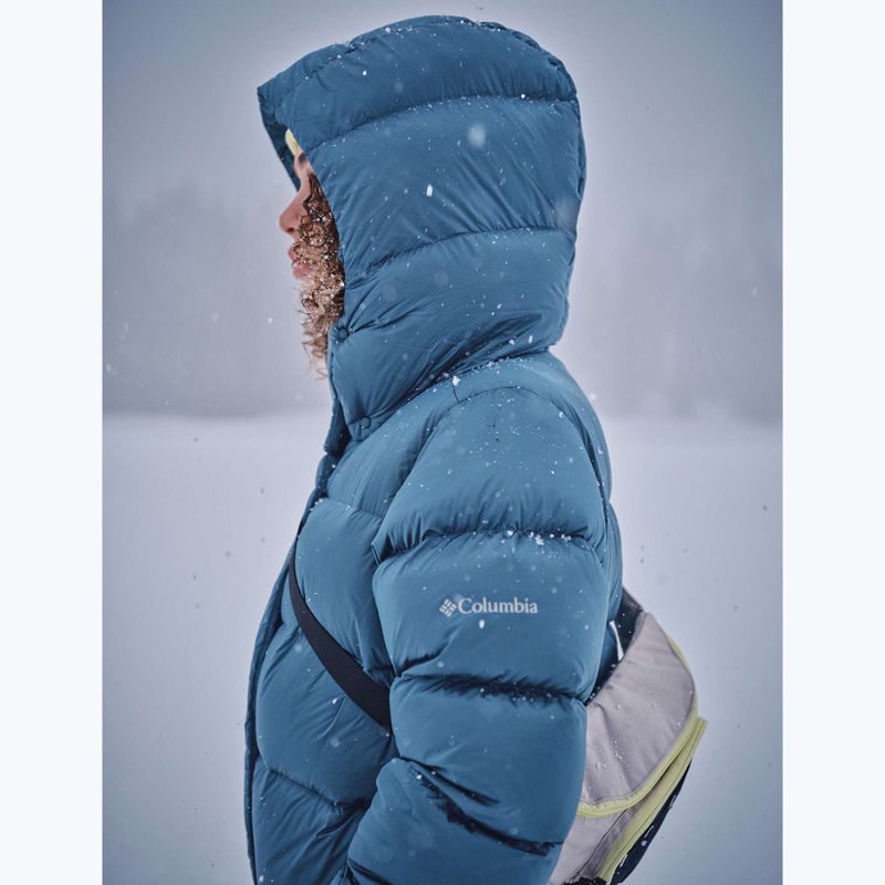 Kurtka puchowa damska Columbia Amaze Puff Hooded everblue high shine 19