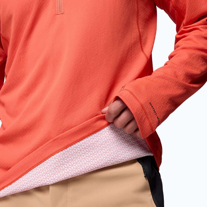 Bluza trekkingowa męska Columbia DriVenture Half Zip zing/white 8