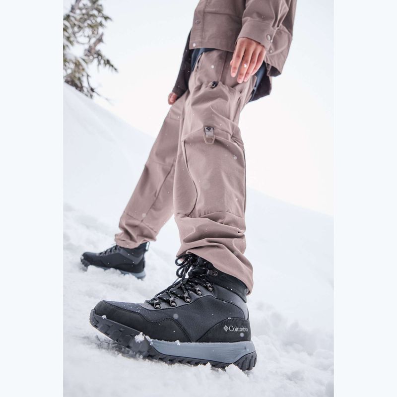 Buty trekkingowe męskie Columbia Burnsider Omni-Heat Infinity black/city grey 9