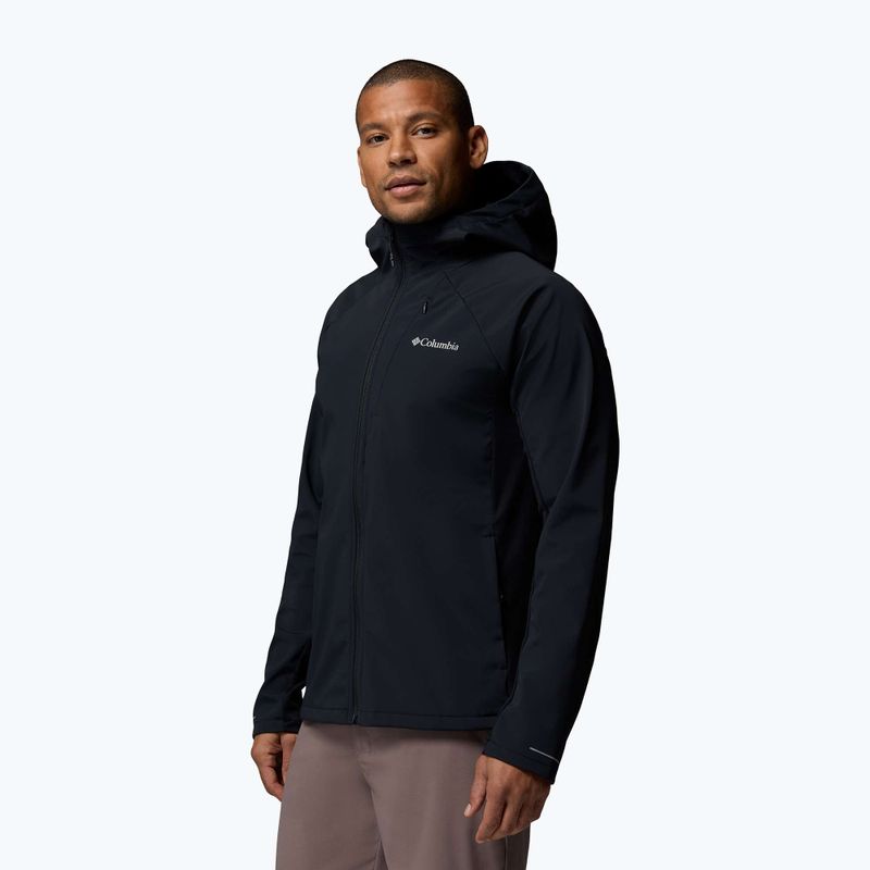 Kurtka softshell męska Columbia Trailborne black 4
