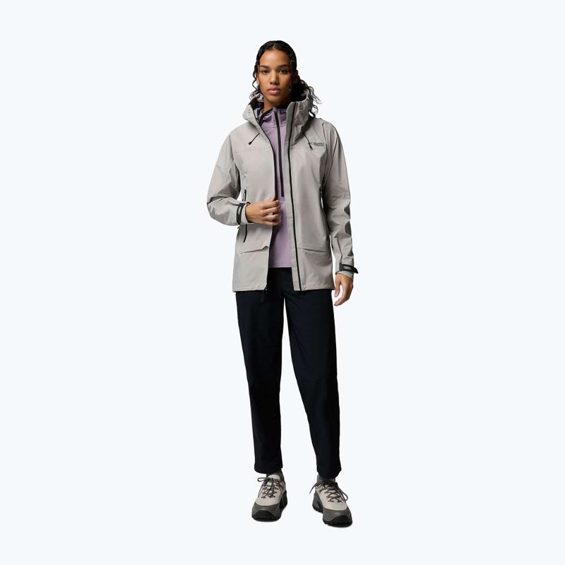 Kurtka softshell damska Columbia Saudan Pro 3L flint grey 2
