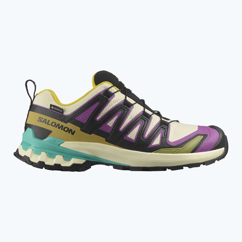 Buty do biegania damskie Salomon XA PRO 3D V9 GTX transparent yellow/black/waterfall 8