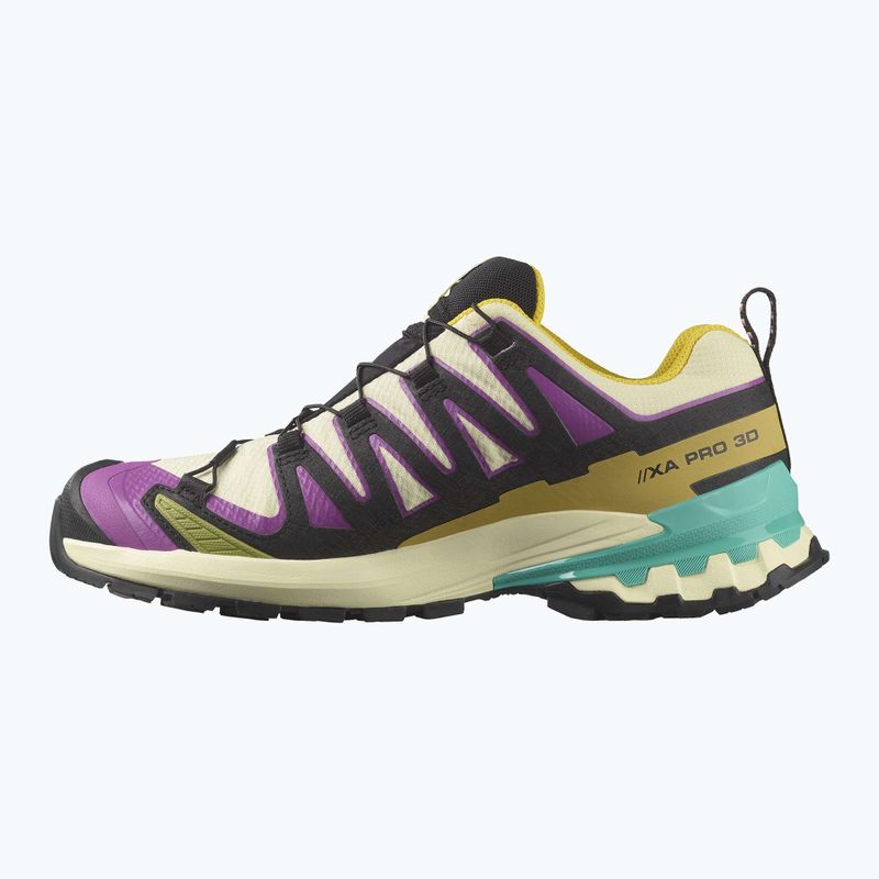 Buty do biegania damskie Salomon XA PRO 3D V9 GTX transparent yellow/black/waterfall 9