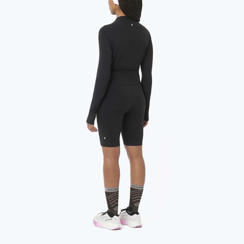 Longsleeve do biegania damski Salomon Bliss deep black 4