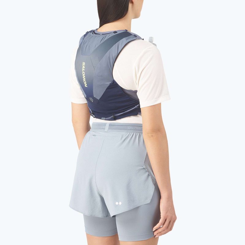 Kamizelka do biegania Salomon ADV SKIN 5 Gradient Set maritime blue/gray 4