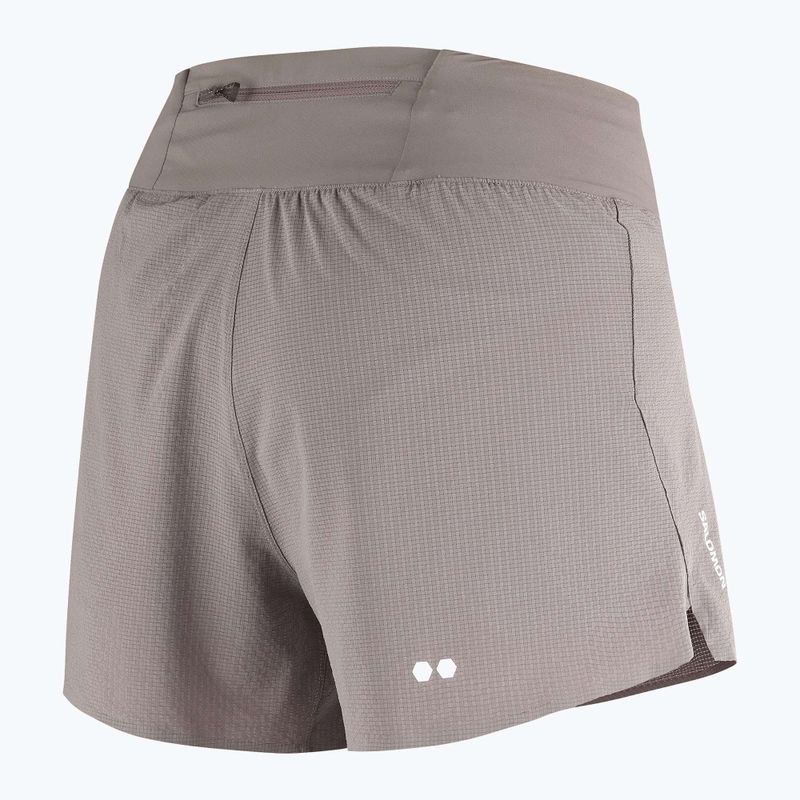 Spodenki do biegania damskie Salomon Sense Aero Stow 4" iron 7