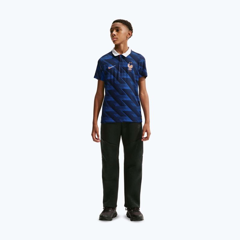 Koszulka piłkarska dziecięca Nike FFF 2026/27 Match Home game royal/metallic copper 5
