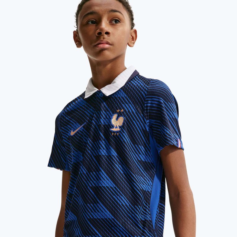 Koszulka piłkarska dziecięca Nike FFF 2026/27 Match Home game royal/metallic copper 7