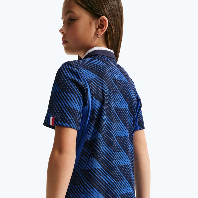 Koszulka piłkarska dziecięca Nike FFF 2026/27 Match Home game royal/metallic copper 10