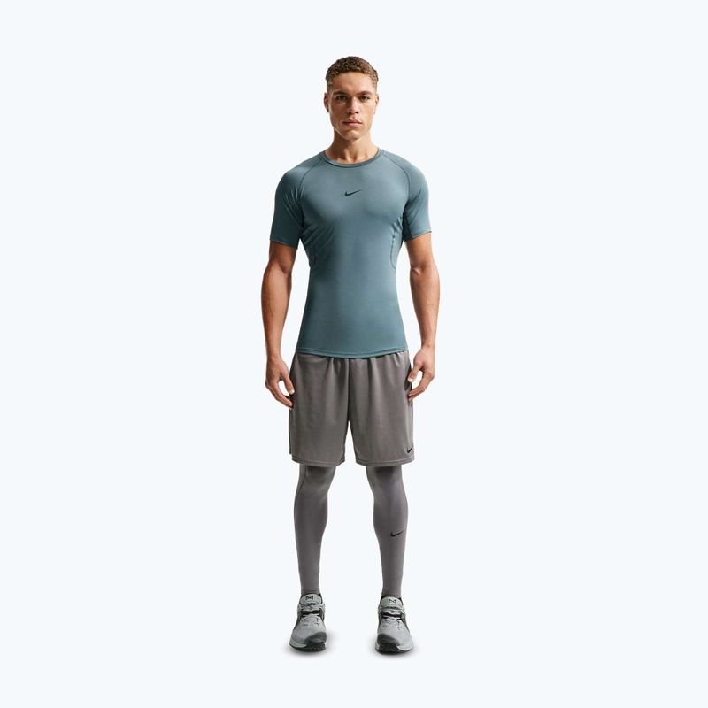 Koszulka treningowa męska Nike Pro Dri-Fit Tight Fitness mineral slate/black 2