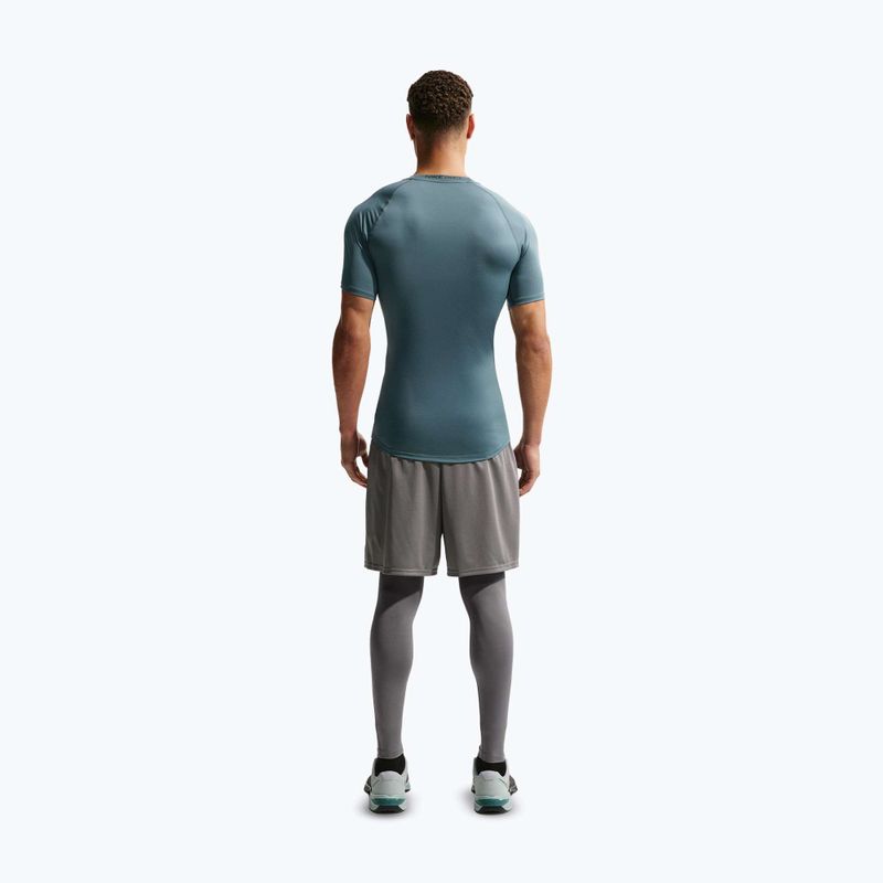 Koszulka treningowa męska Nike Pro Dri-Fit Tight Fitness mineral slate/black 3