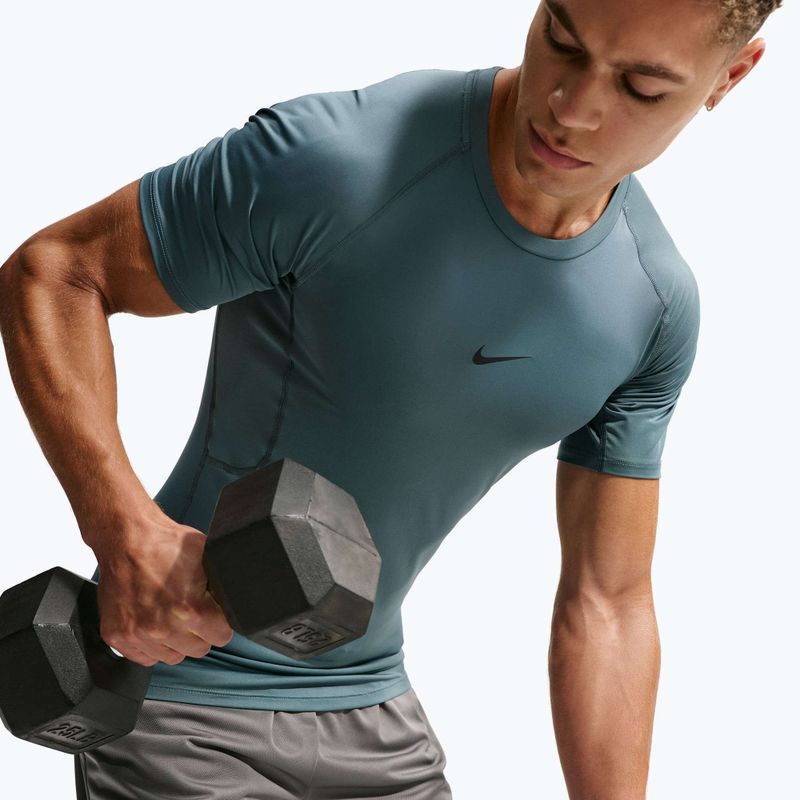 Koszulka treningowa męska Nike Pro Dri-Fit Tight Fitness mineral slate/black 6