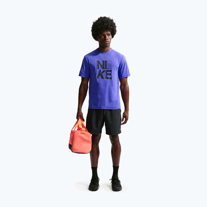 Koszulka treningowa męska Nike Hyverse Dri-Fit persian violet/black 2