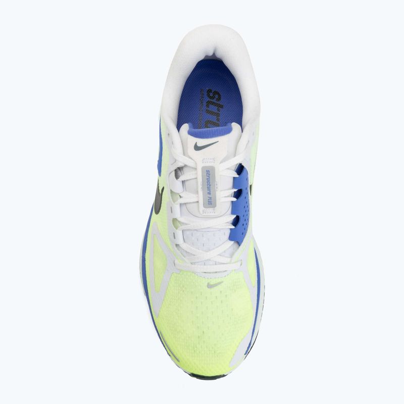 Buty do biegania męskie Nike Structure Plus white/volt ice/barely green/black spruce 5