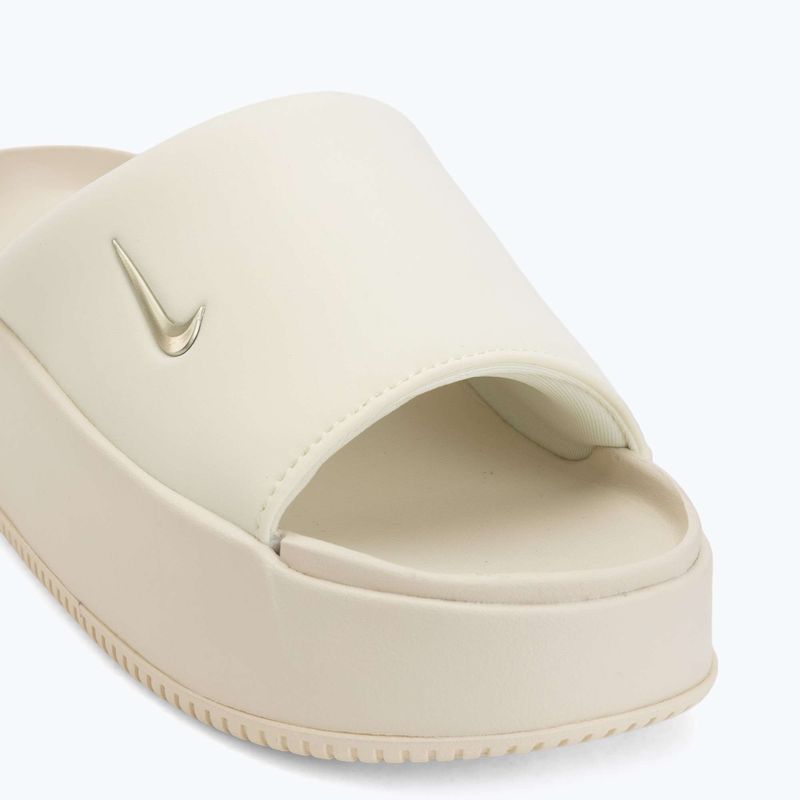Klapki damskie Nike Calm Elevation coconut milk 7