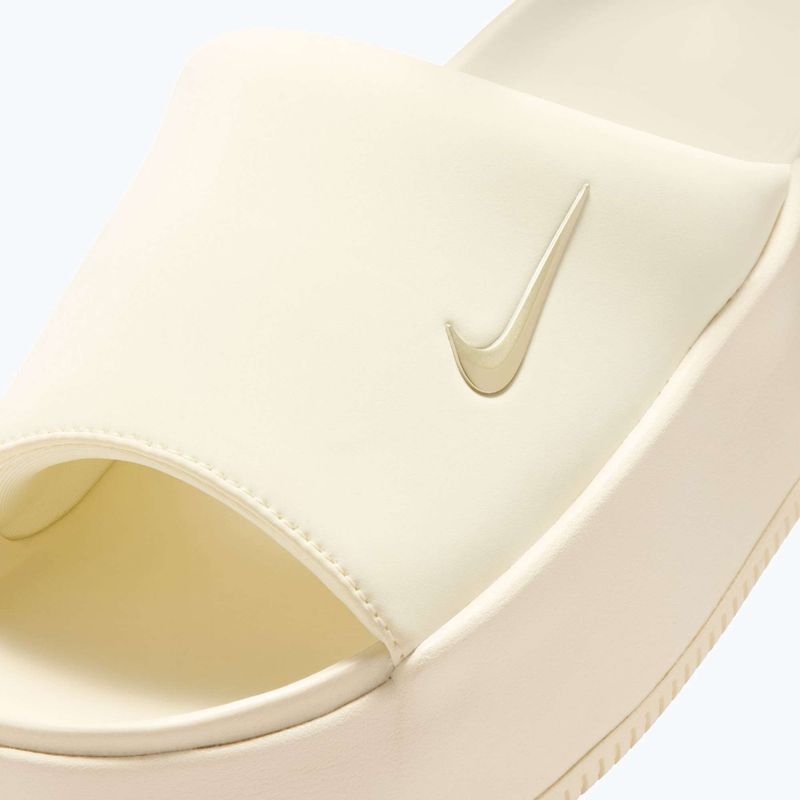 Klapki damskie Nike Calm Elevation coconut milk 8