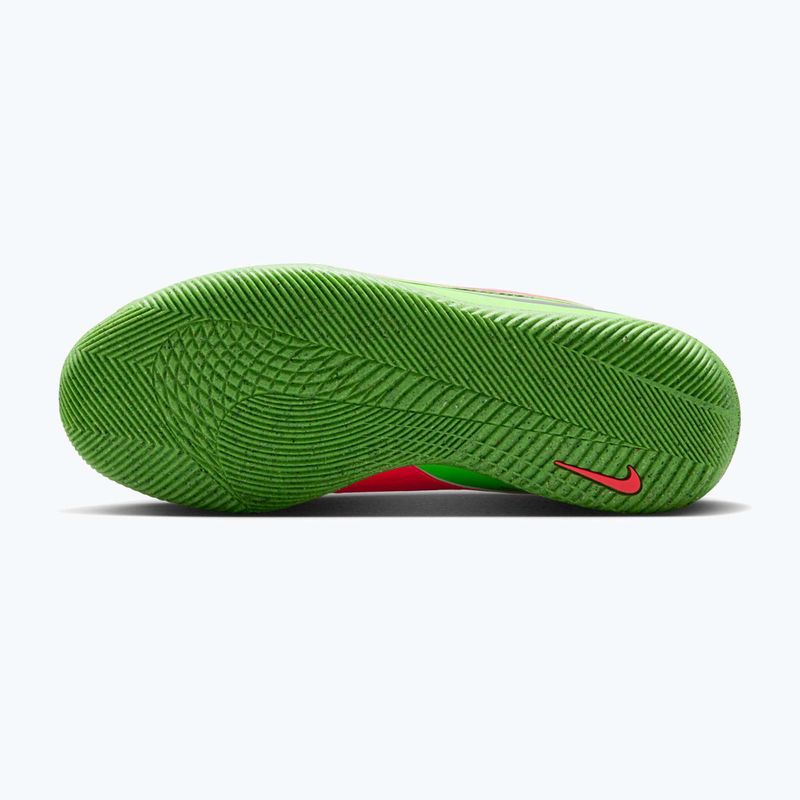 Buty piłkarskie dziecięce Nike Jr. Phantom 6 Low Club Erling Haaland IC hot punch/green strike/black 9