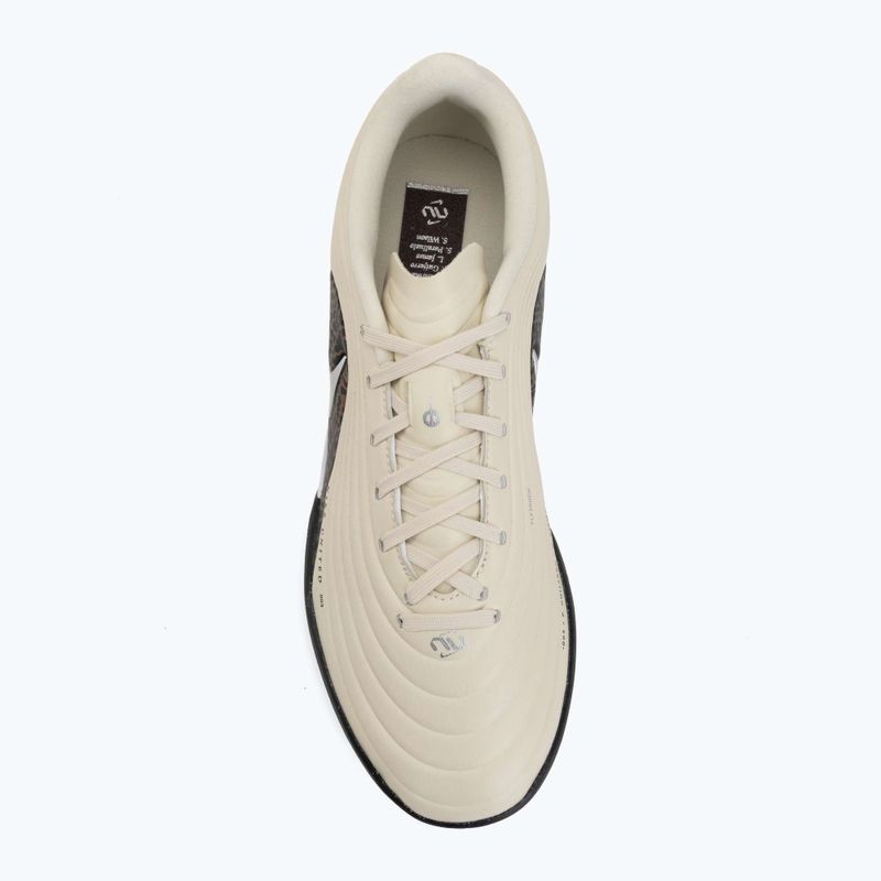 Buty piłkarskie męskie Nike United Tiempo Maestro Academy TF fossil/burgundy crush/metallic silver 5