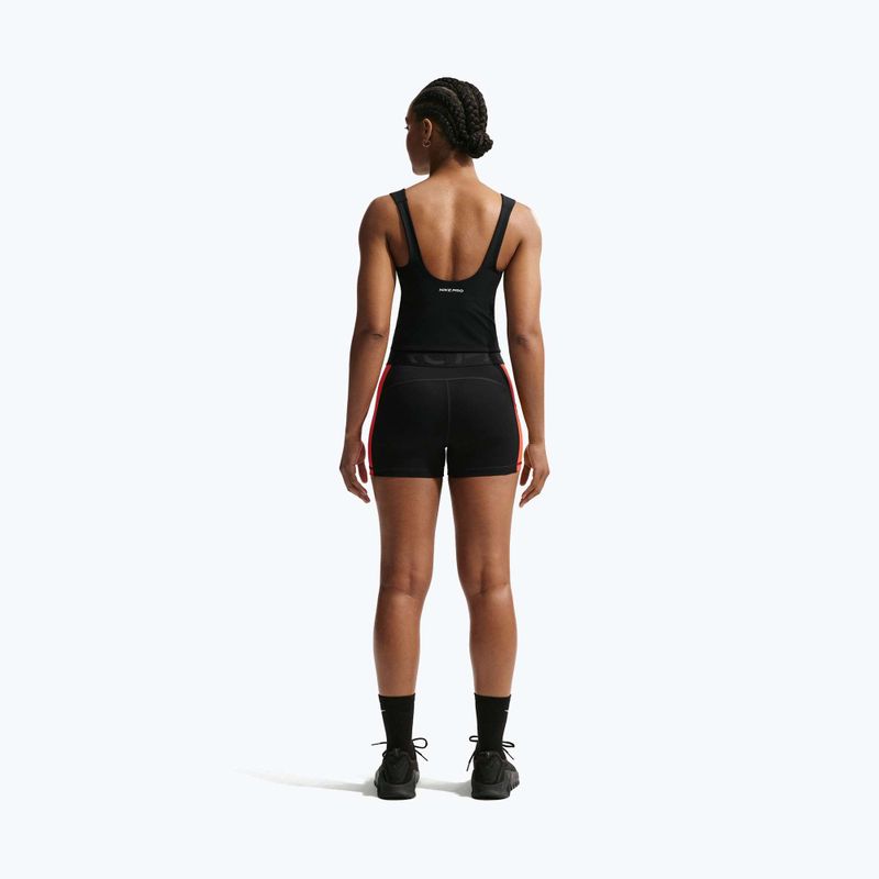 Koszulka treningowa damska Nike Pro Sculpt Medium Support Padded Tank black/white 3