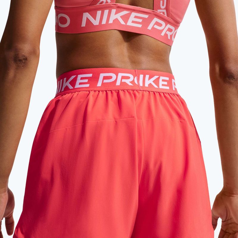 Spodenki treningowe damskie Nike Pro 2in1 light crimson/white 6