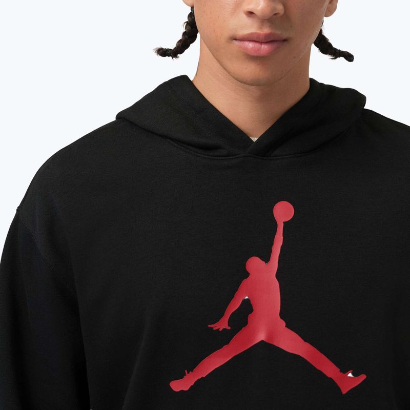 Bluza męska  Jordan Pullover Hoodie black/gym red 4