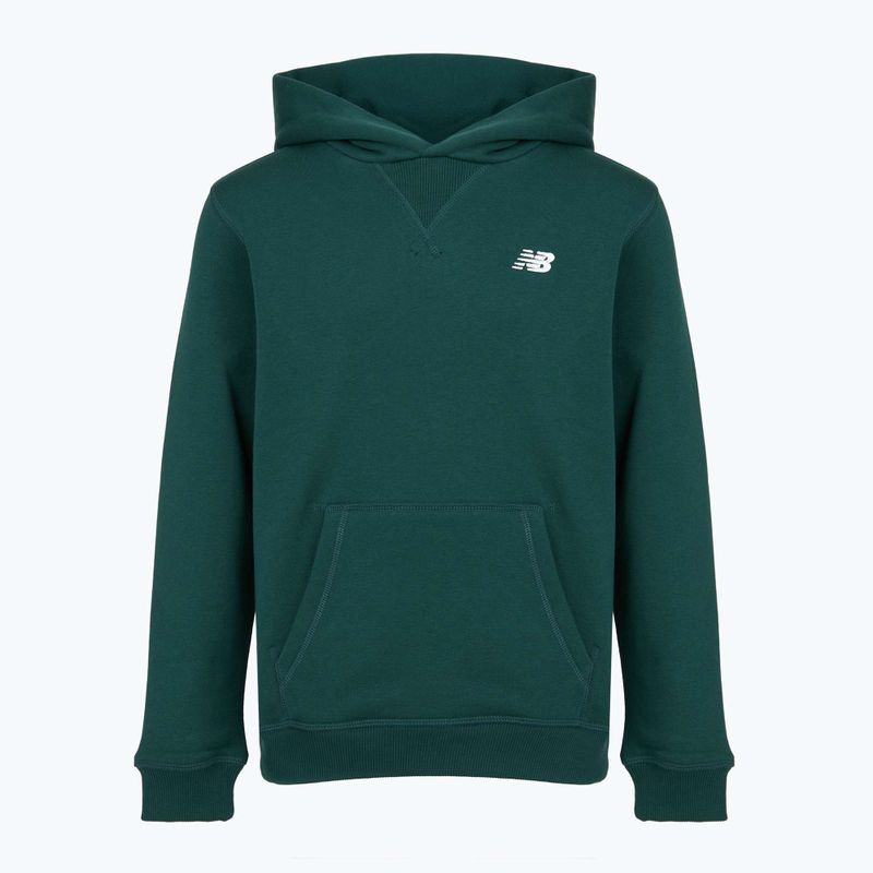 Bluza dziecięca New Balance Brush Back Small Logo Hoodie medusa green 6