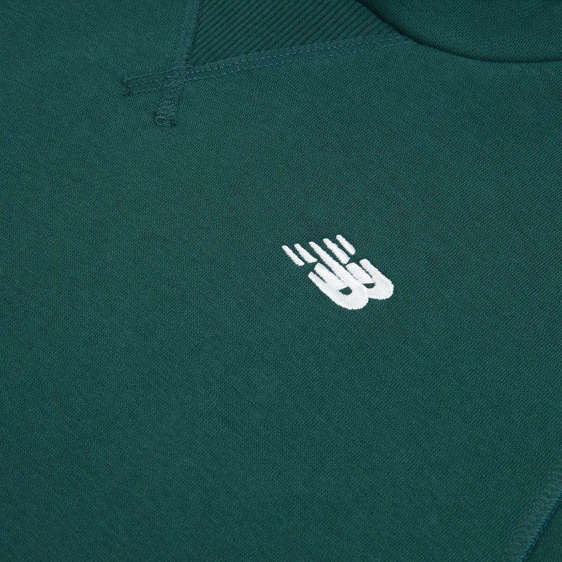 Bluza dziecięca New Balance Brush Back Small Logo Hoodie medusa green 8