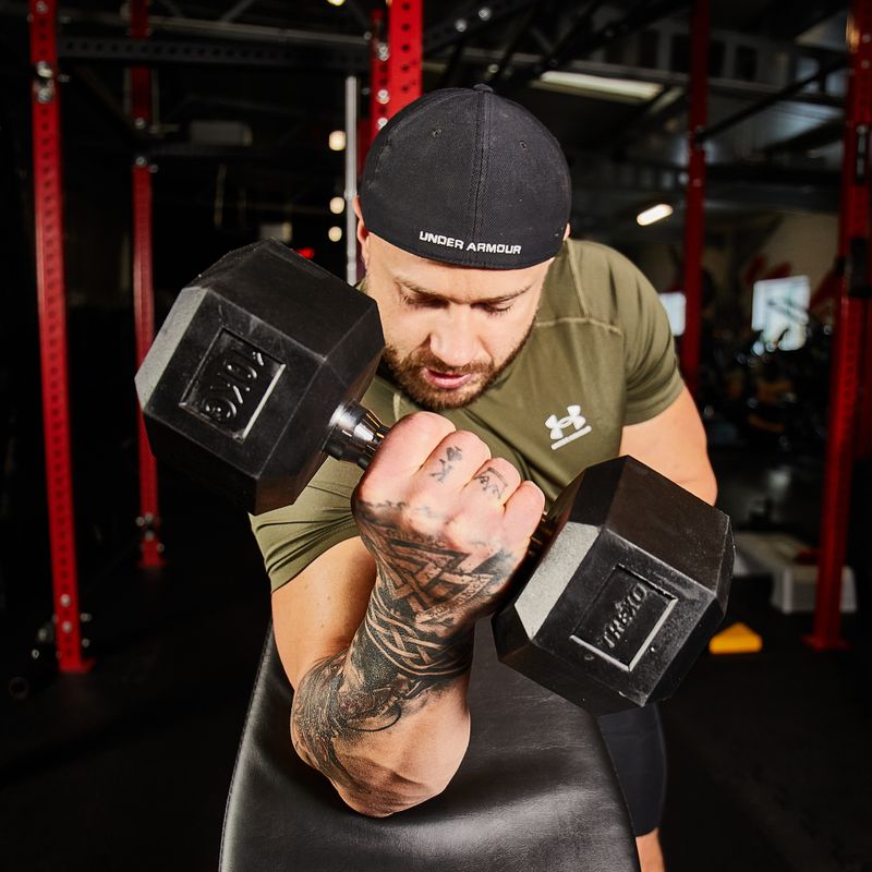 Hantel ogumowany XTREXO Hex 10 kg 6