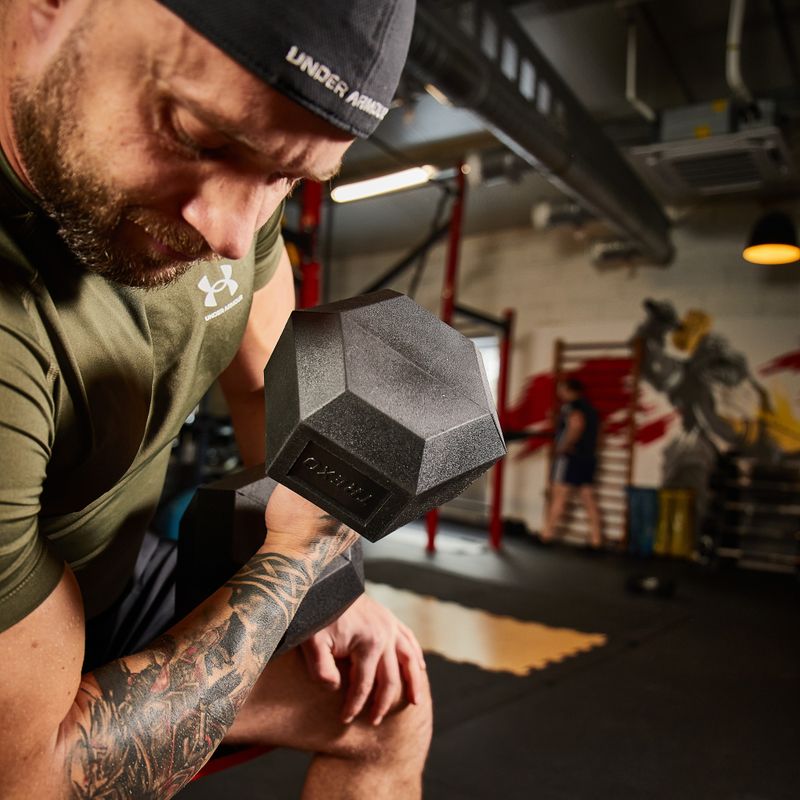 Hantel ogumowany XTREXO Hex 15 kg 7