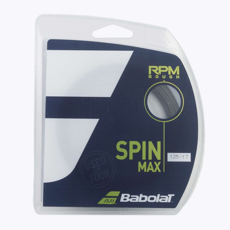 Naciąg tenisowy Babolat 12 m Rpm Rough black