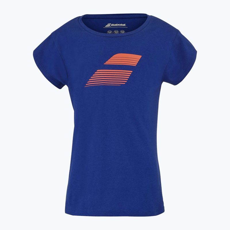 Koszulka dziecięca Babolat Exercise Cotton Jr sodalite blue