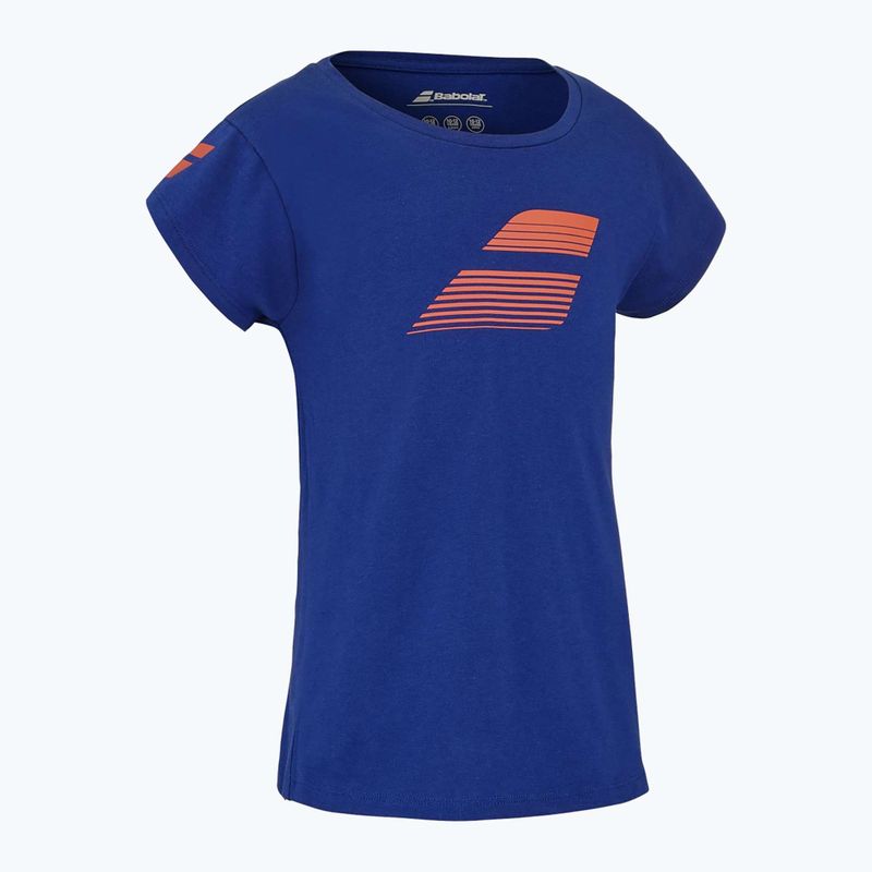 Koszulka dziecięca Babolat Exercise Cotton Jr sodalite blue 3