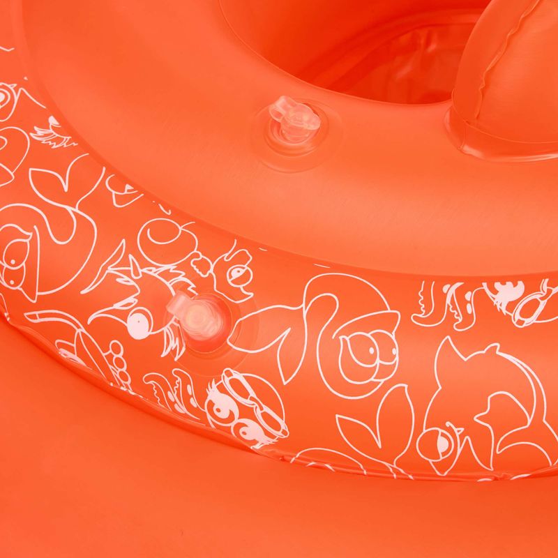 Siedzisko do pływania dziecięce arena Water Tribe Baby Swim Seat nectarine/white 4