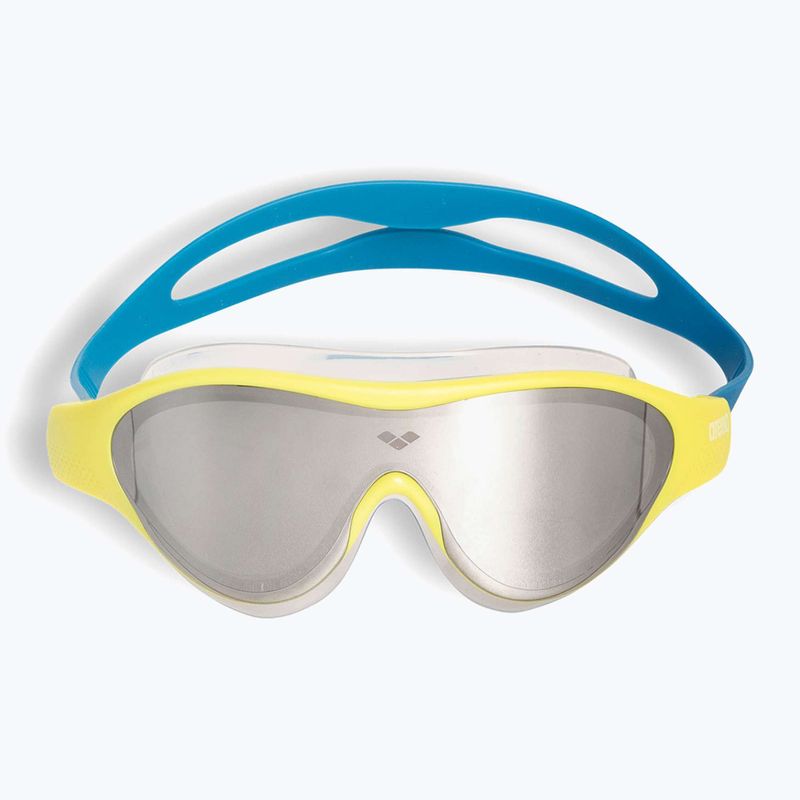 Okulary do pływania dziecięce arena The One Mirror Jr silver/soft green/blue cosmo 2