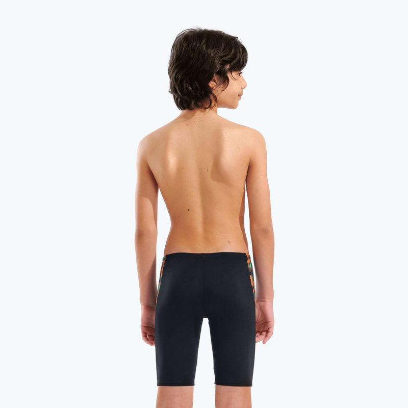 Jammery pływackie dziecięce arena Print Swim black/orange multi 2