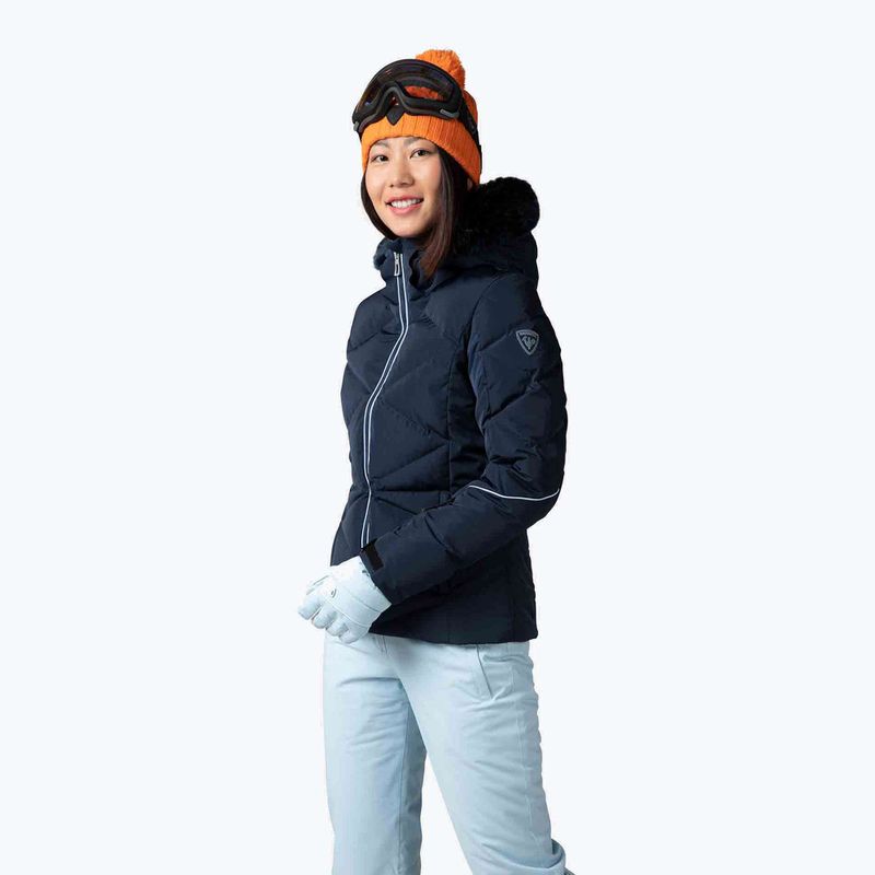 Kurtka narciarska damska Rossignol Staci Pearly dark navy 4