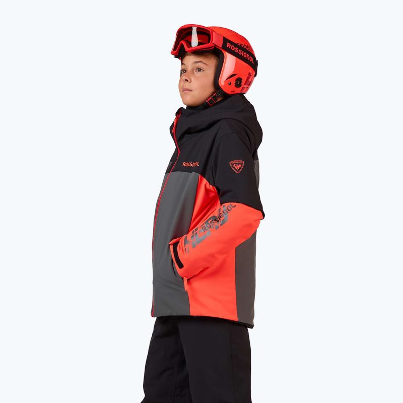 Kurtka narciarka dziecięca Rossignol Hero Velika Insulated black 4