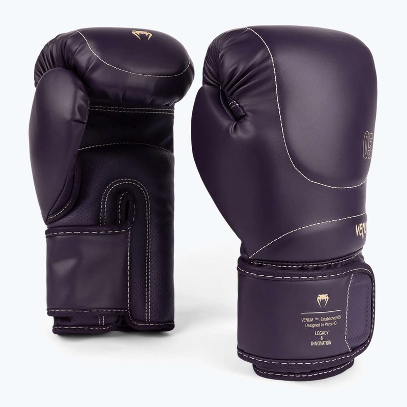 Rękawice bokserskie męskie Venum Impact Evo Boxing Gloves deep purple 3