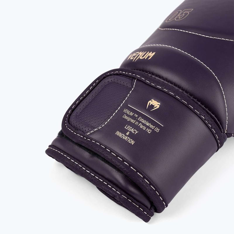Rękawice bokserskie męskie Venum Impact Evo Boxing Gloves deep purple 6