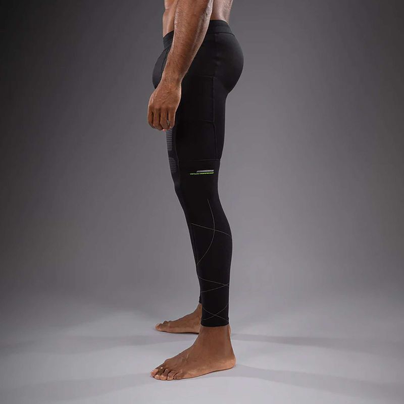 Legginsy treningowe męskie Venum Training Camp 4.0 black/neo green 6