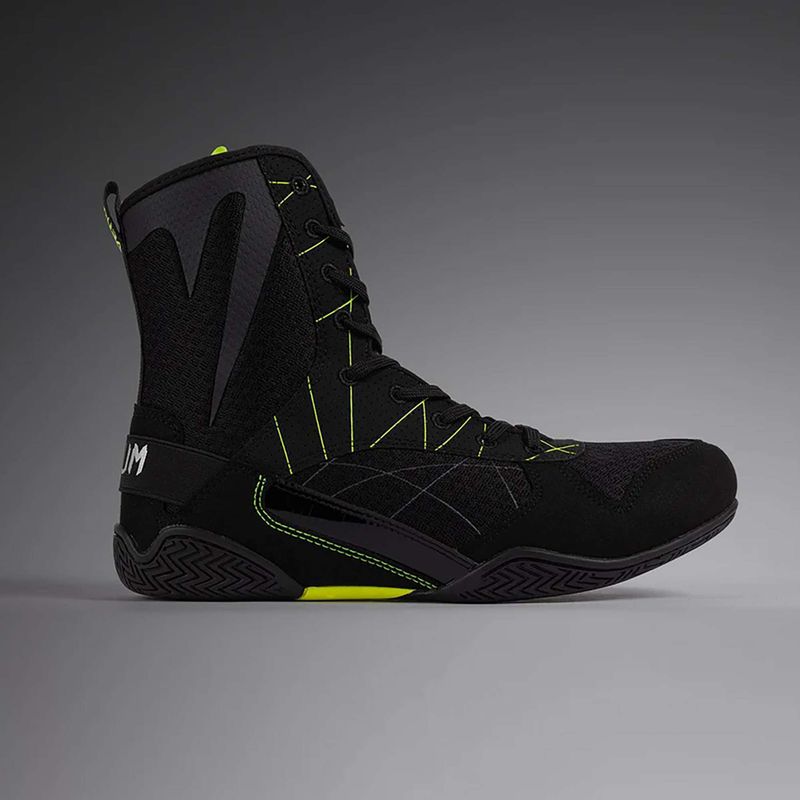 Buty bokserkie męskie Venum Training Camp 4.0 Boxing black/neo green 9