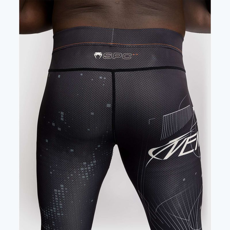 Legginsy treningowe męskie Venum Eclipse Spats black/ivort 8