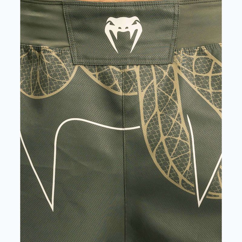 Spodenki treningowe męskie Venum Serpenti Fight khaki/bronze/ivory 7