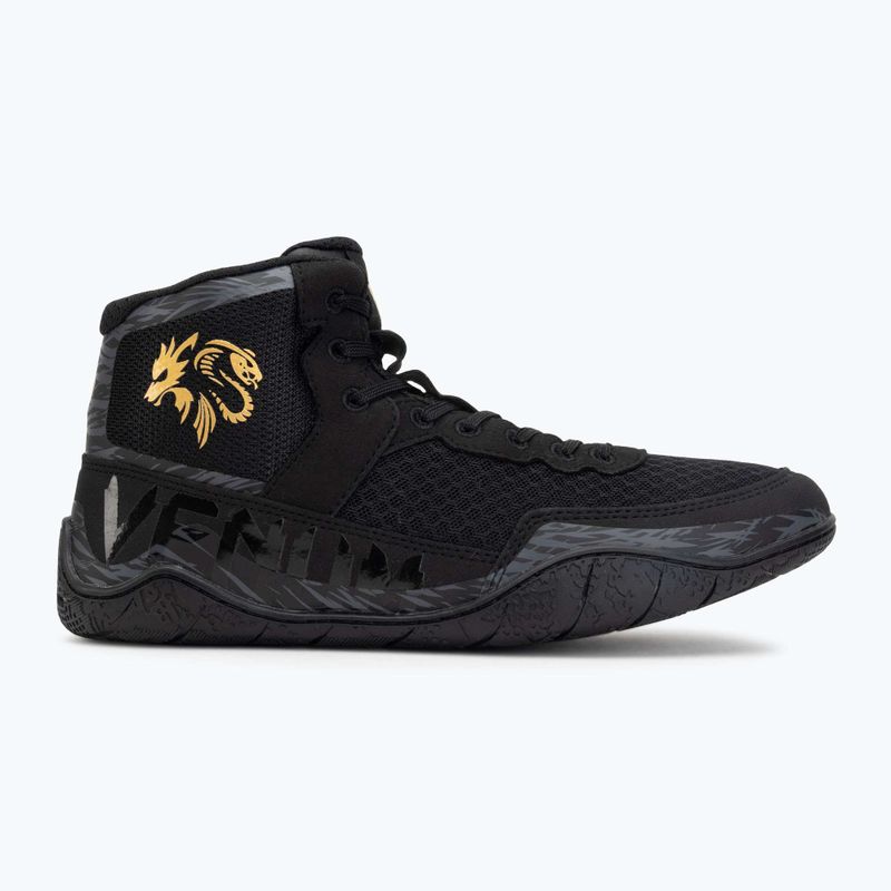 Buty zapaśnicze Venum x Chimaev Wrestling black/grey 2
