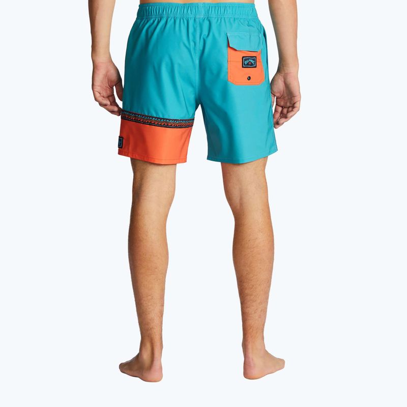 Szorty kąpielowe męskie Billabong Burleigh Layback aqua 2